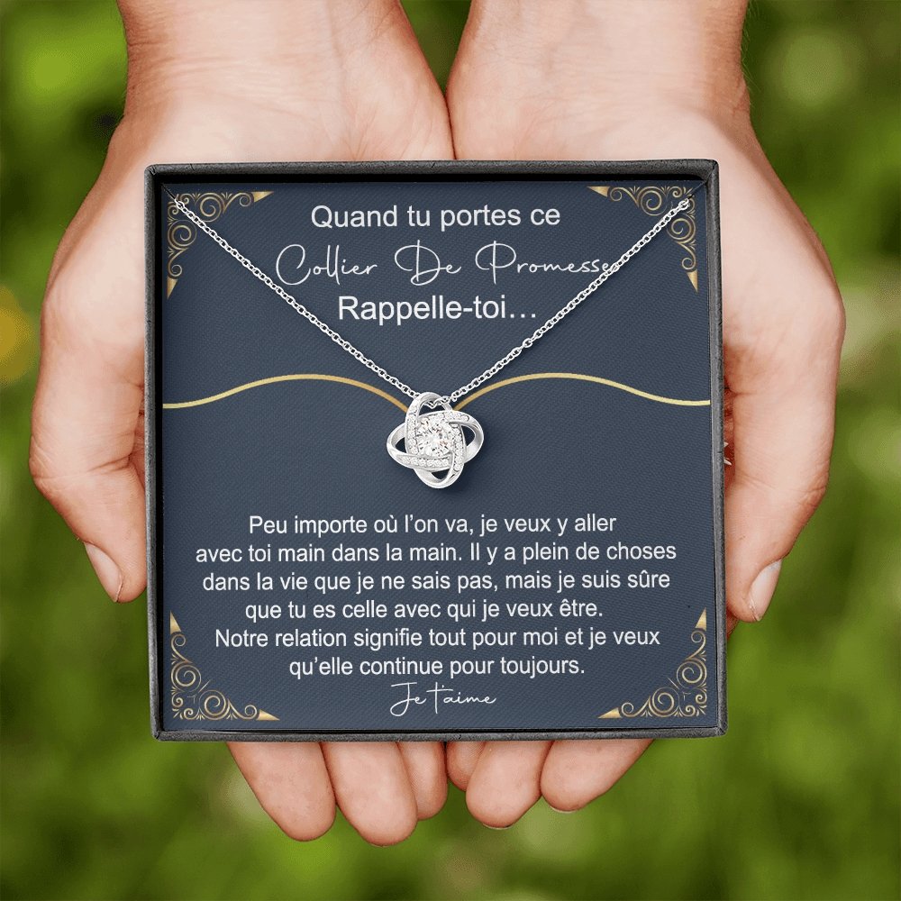ETERNITY • Collier Déclaration d'amour Noeud d'Amour - Lehnaa