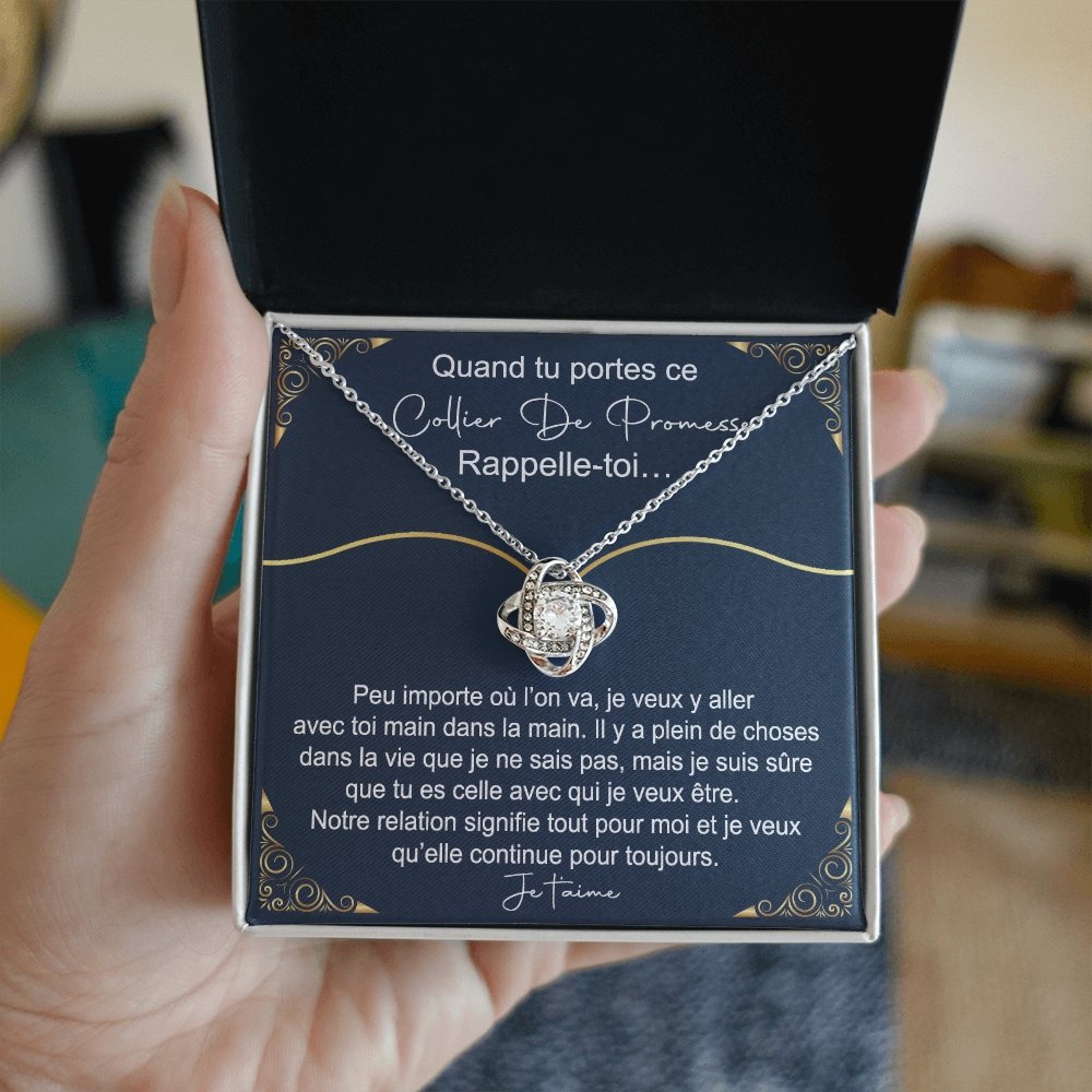 ETERNITY • Collier Déclaration d'amour Noeud d'Amour - Lehnaa