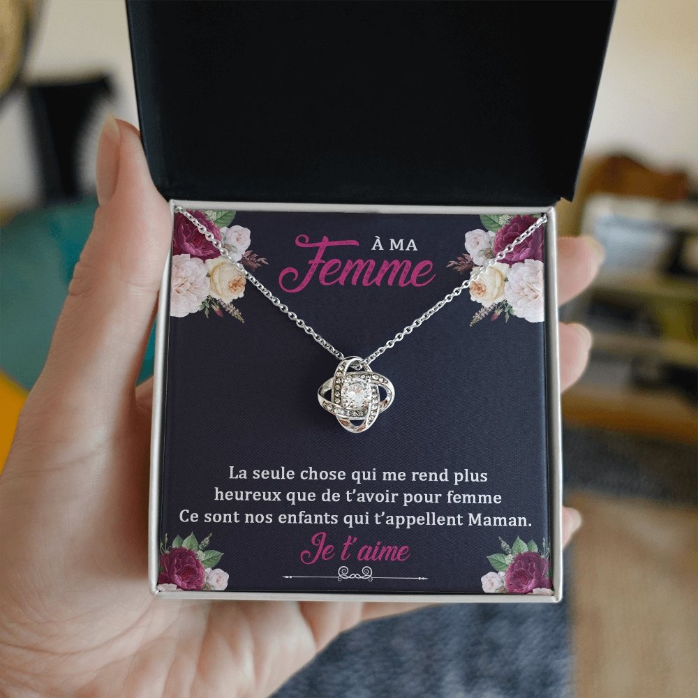 ETERNITY • Collier Déclaration d'amour Noeud d'Amour - Lehnaa