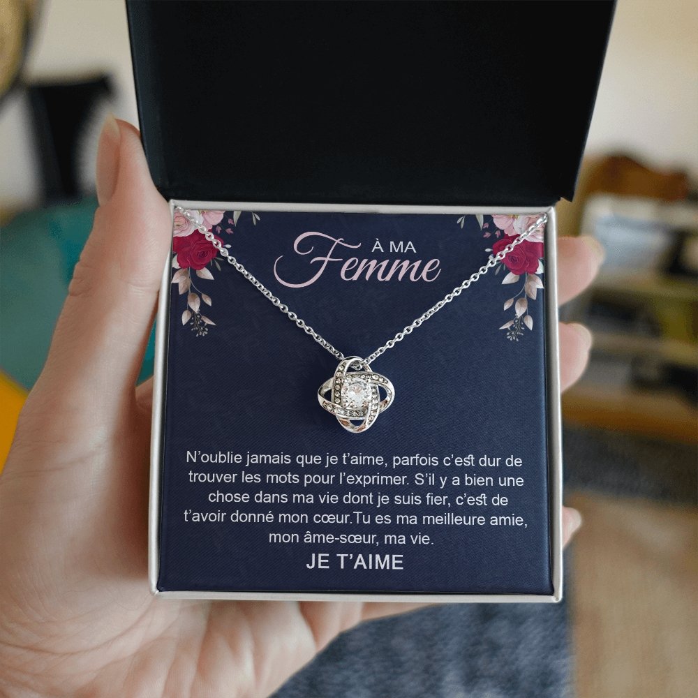 ETERNITY • Collier Déclaration d'amour Noeud d'Amour - Lehnaa
