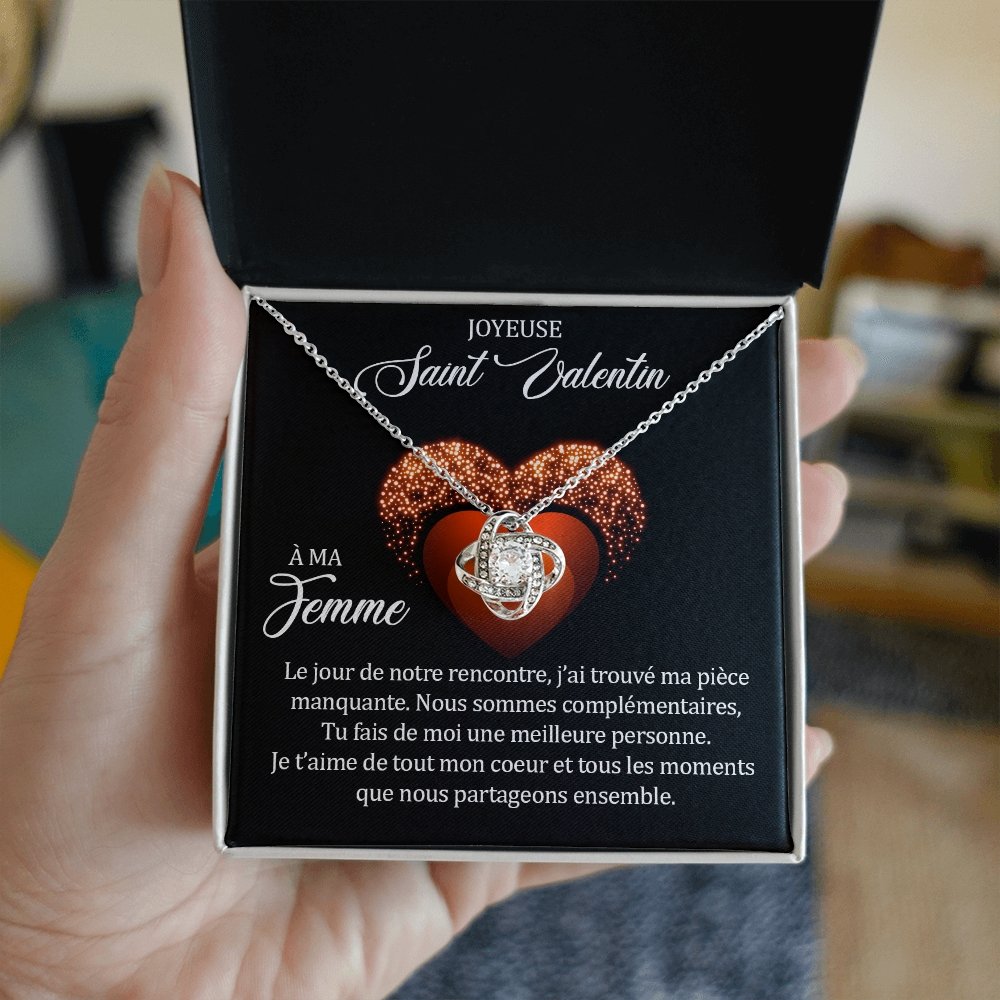 ETERNITY • Collier Saint Valentin Noeud d'Amour - Lehnaa