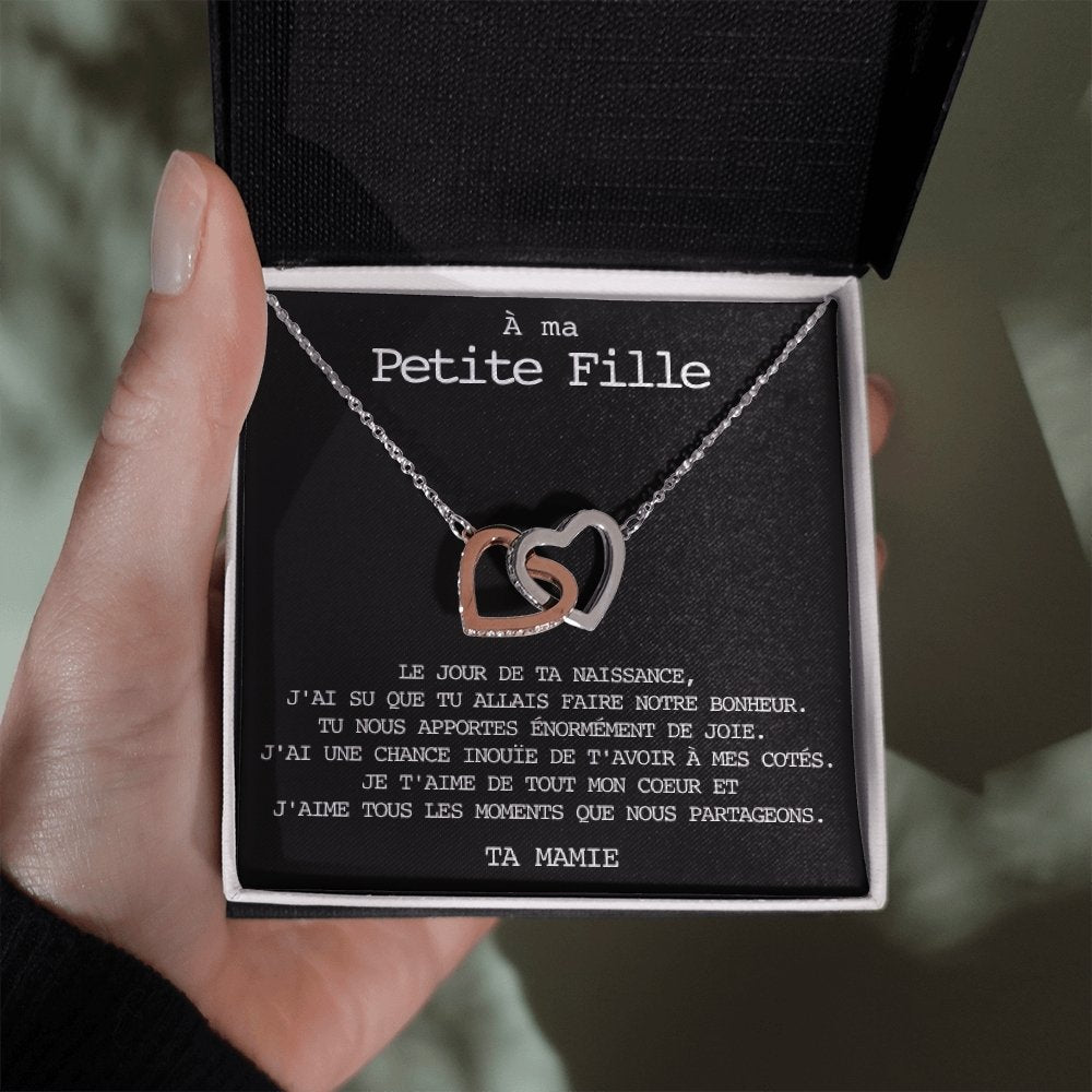 LINKY • Collier Petite-Fille Double Cœur - Lehnaa