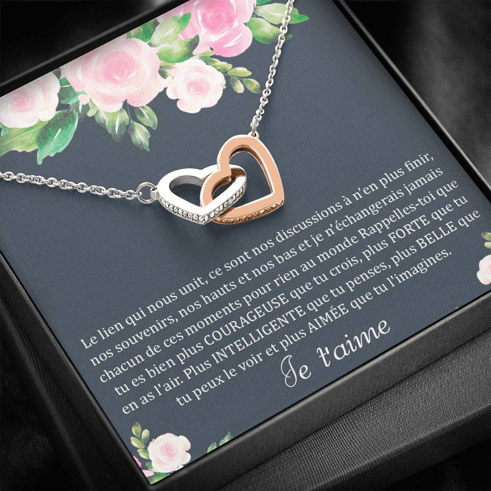 LINKY • Collier Petite Fille Double Cœur - Lehnaa