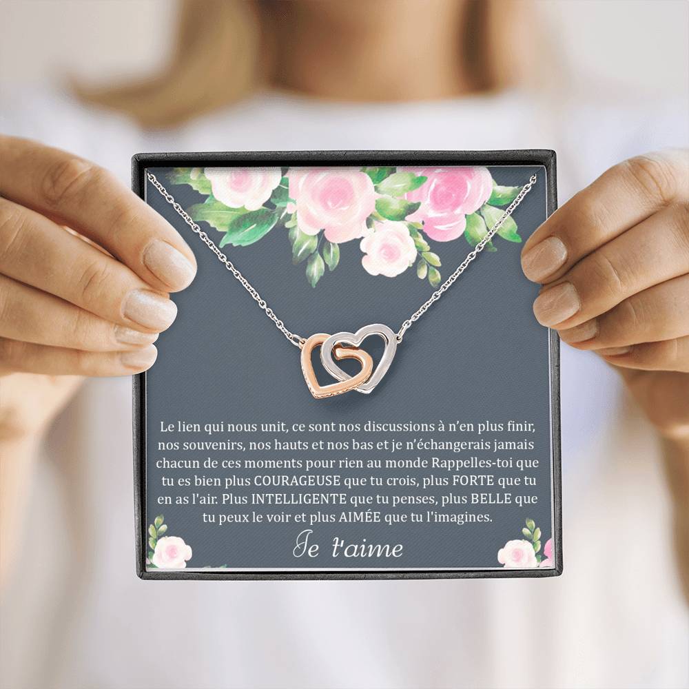 LINKY • Collier Petite Fille Double Cœur - Lehnaa
