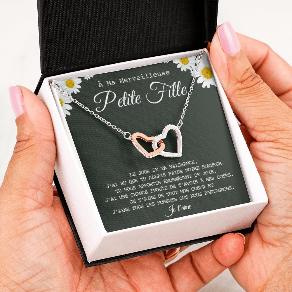 LINKY • Collier Petite-Fille Double Cœur - Lehnaa