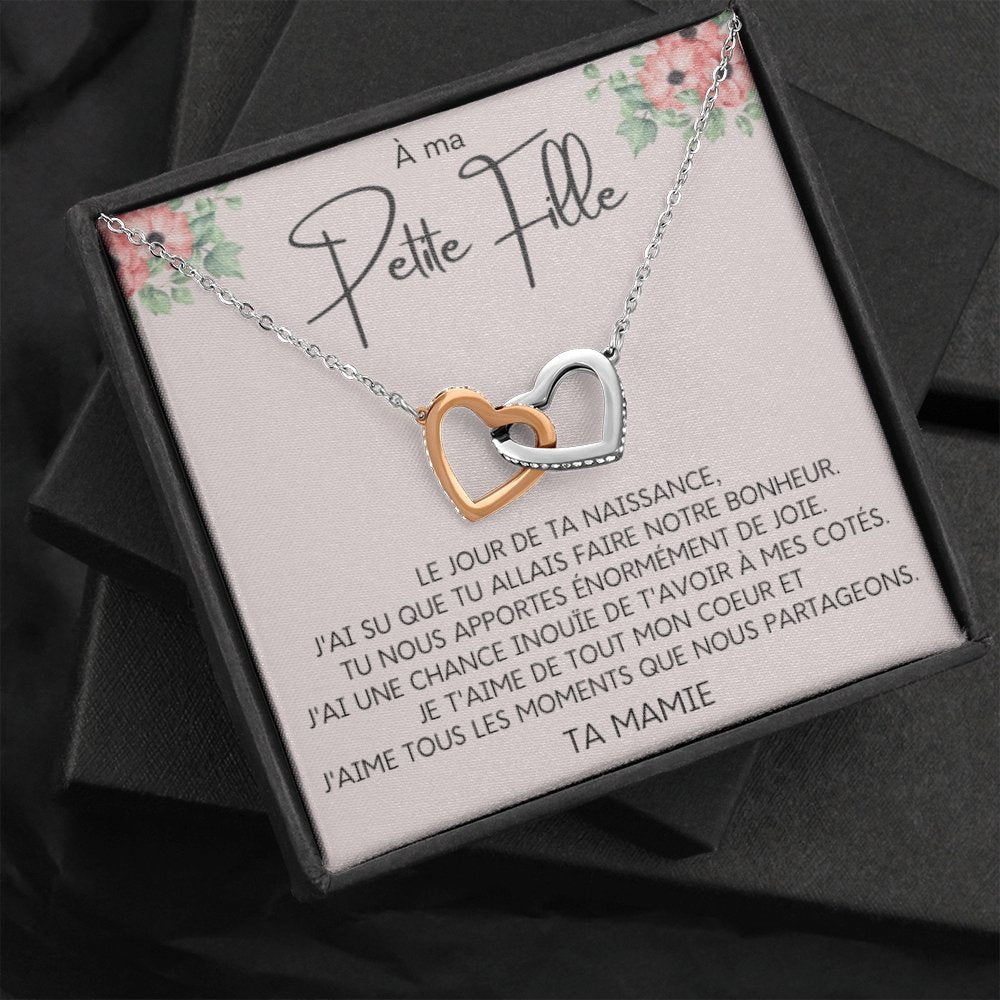 LINKY • Collier Petite-Fille Double Cœur - Lehnaa