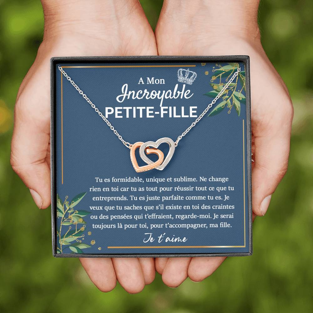 LINKY • Collier Petite-Fille Double Cœur - Lehnaa
