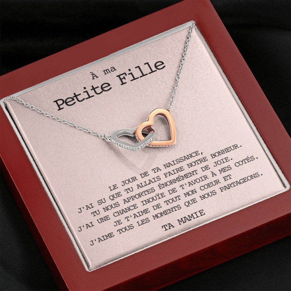 LINKY • Collier Petite-Fille Double Cœur - Lehnaa