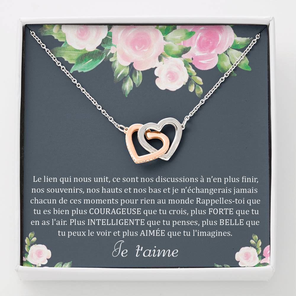 LINKY • Collier Petite Fille Double Cœur - Lehnaa
