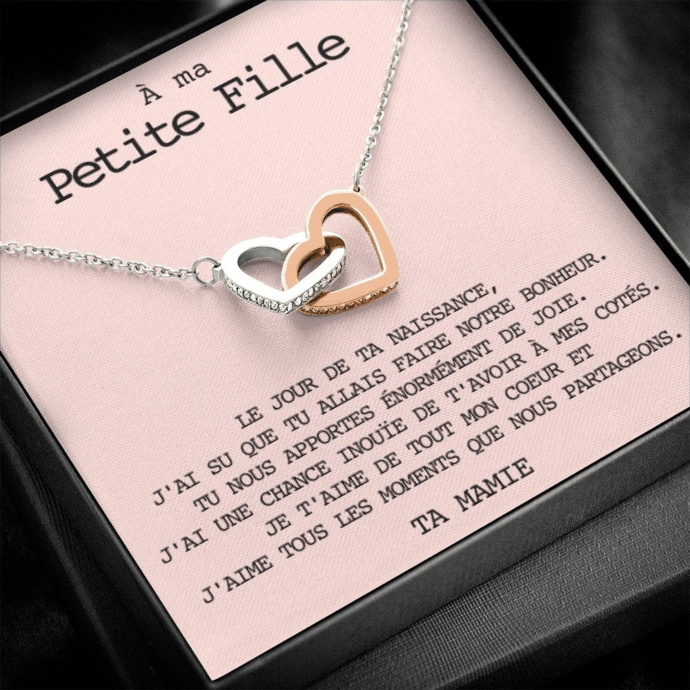 LINKY • Collier Petite-Fille Double Cœur - Lehnaa