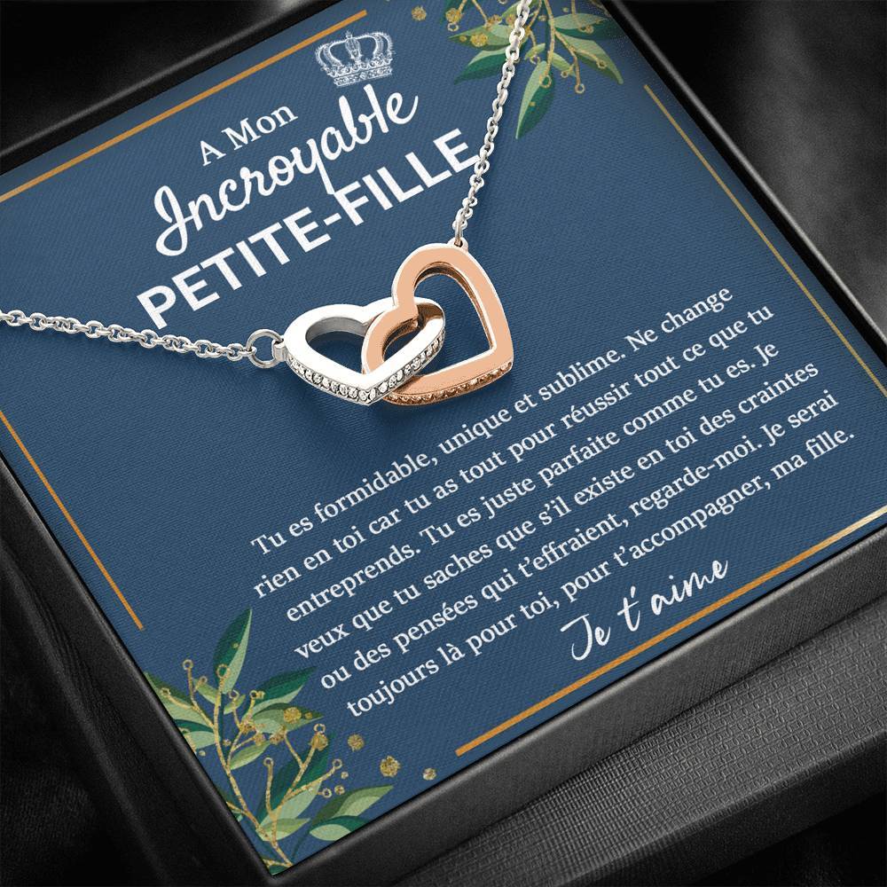 LINKY • Collier Petite-Fille Double Cœur - Lehnaa