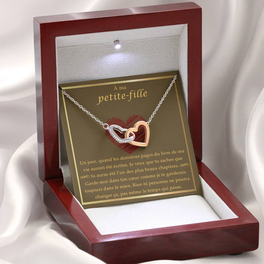 LINKY • Collier Petite-Fille Double Cœur - Lehnaa