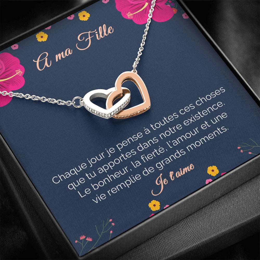 LINKY • Déclaration Pour Ma Fille Double Cœur - Lehnaa