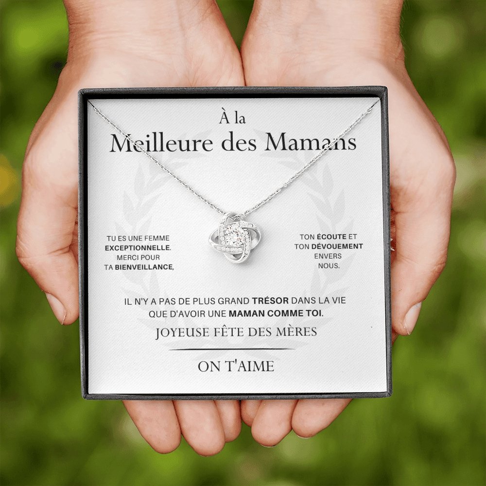 LOVYOUMOM • Collier de la fête des mères Noeud d'Amour - Lehnaa