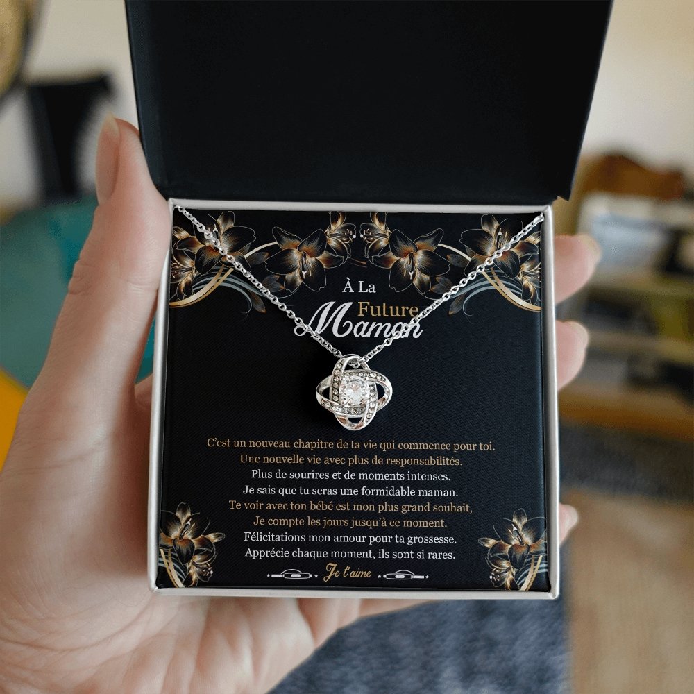 NEWMOM • Collier Future Maman Noeud d'Amour - Lehnaa