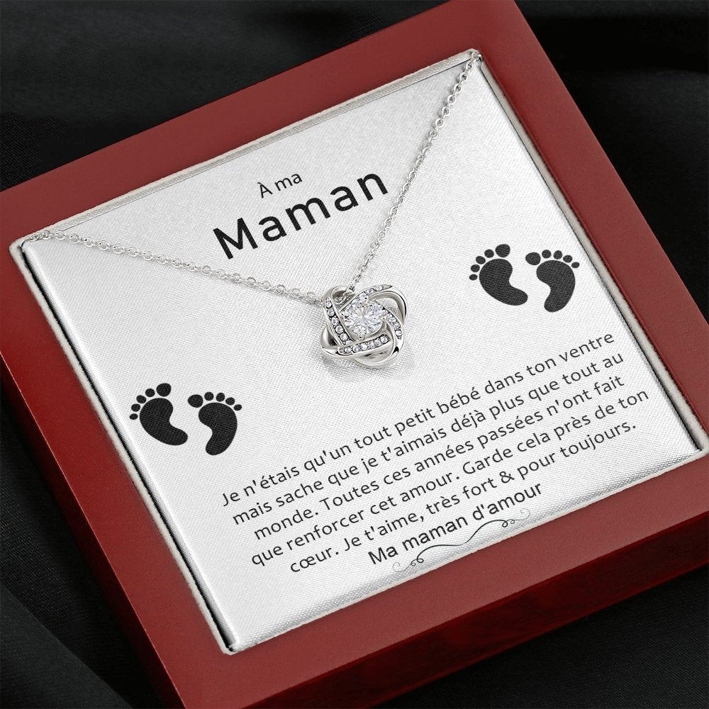 NEWMOM • Collier Future Maman Noeud d'Amour - Lehnaa