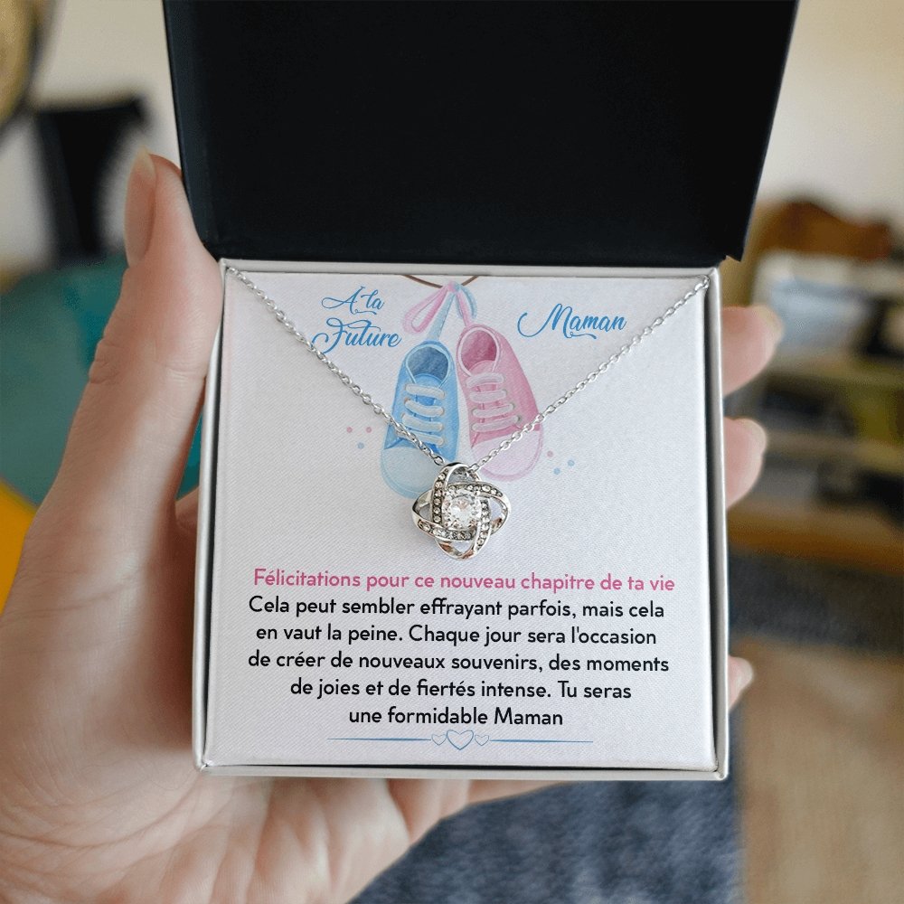NEWMOM • Collier Future Maman Noeud d'Amour - Lehnaa