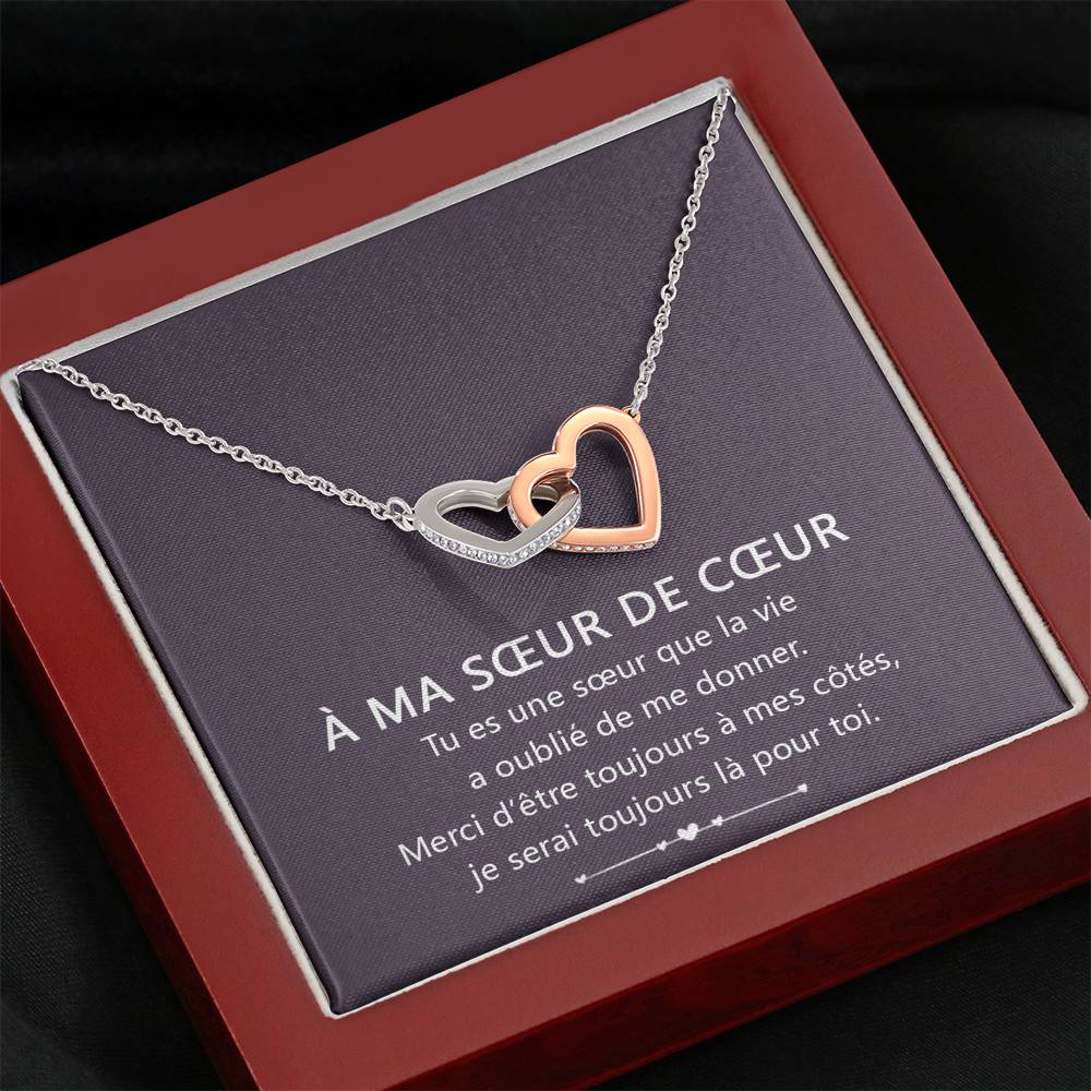 ONELOVE • Collier Meilleures Amies Double Cœur - Lehnaa
