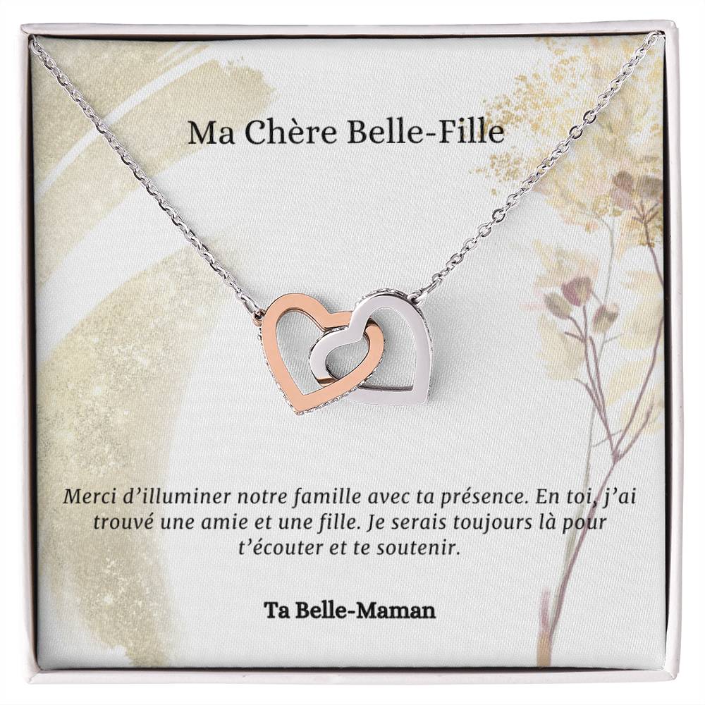 LOVA • Collier Belle-Fille Double Cœur