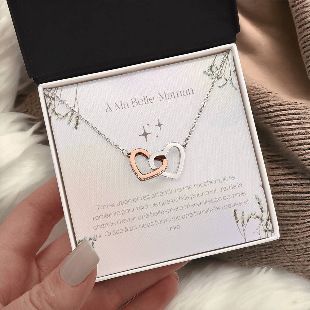BELLEMAMAN • Collier Belle-Mère Double Coeur