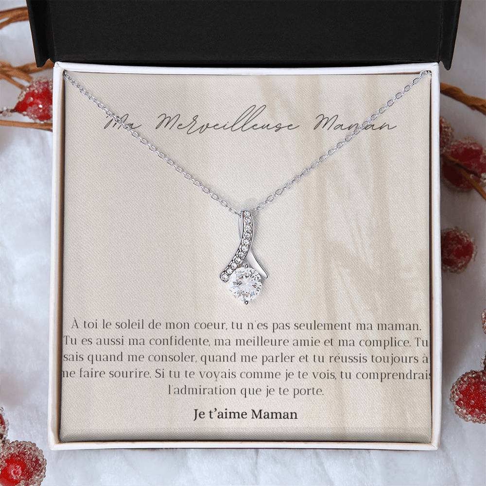 LOVEMAMA • Collier Déclaration Maman Elixir