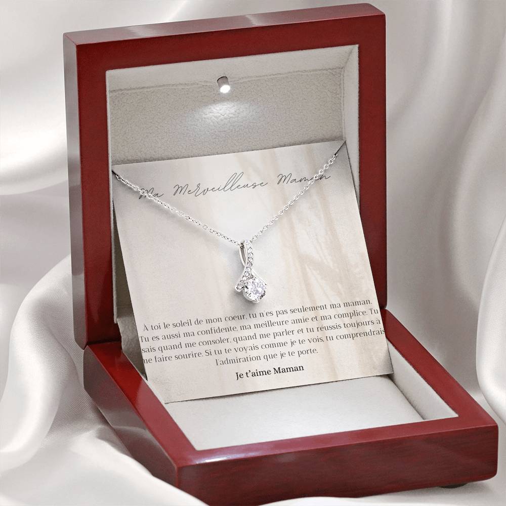 LOVEMAMA • Collier Déclaration Maman Elixir