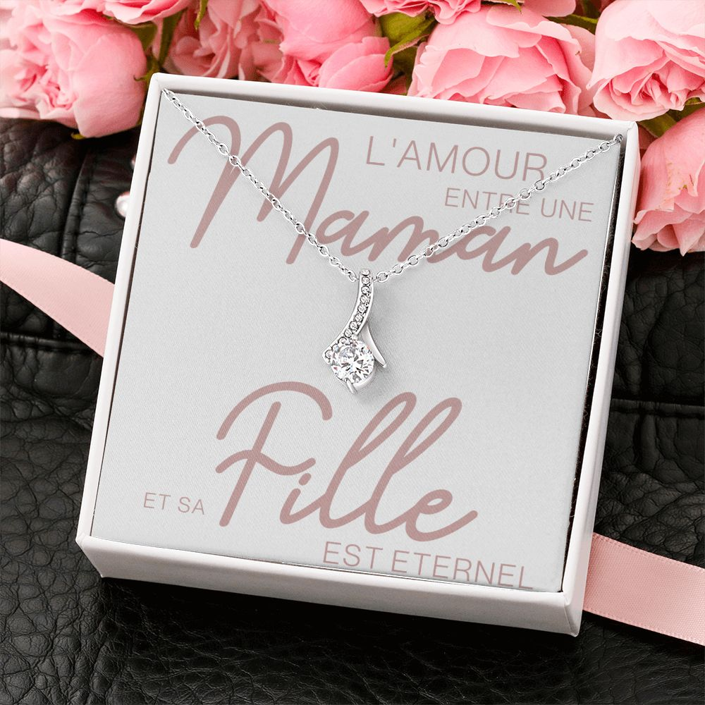 LOVYOUMOM • Collier de la fête des mères Noeud d'Amour - Lehnaa