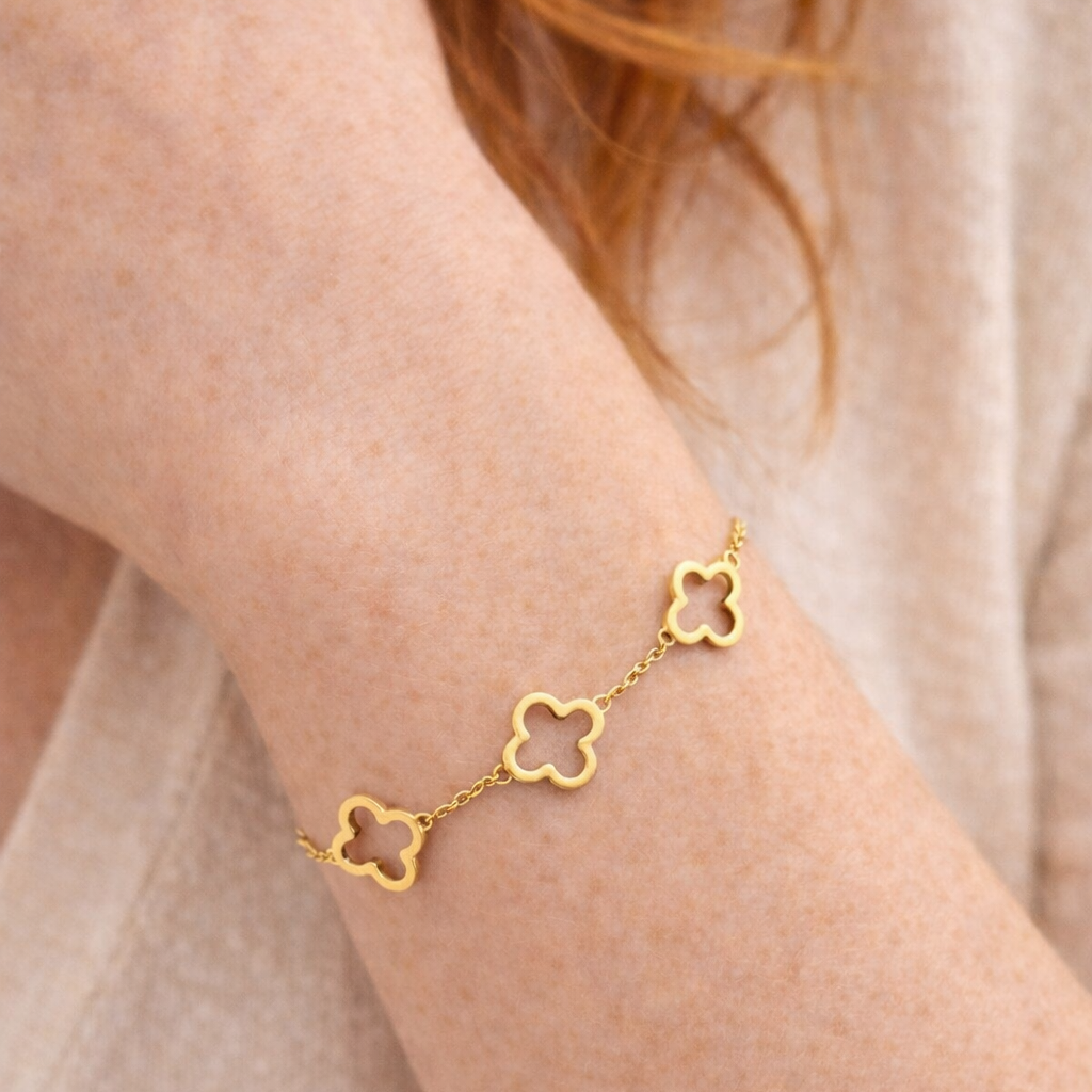 Bracelet Alina • Trèfles Élégance