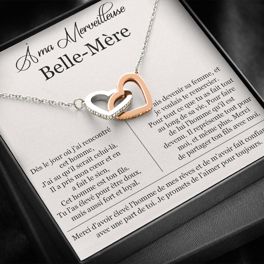 BELMOM • COLLIER BELLE-MÈRE DOUBLE COEUR