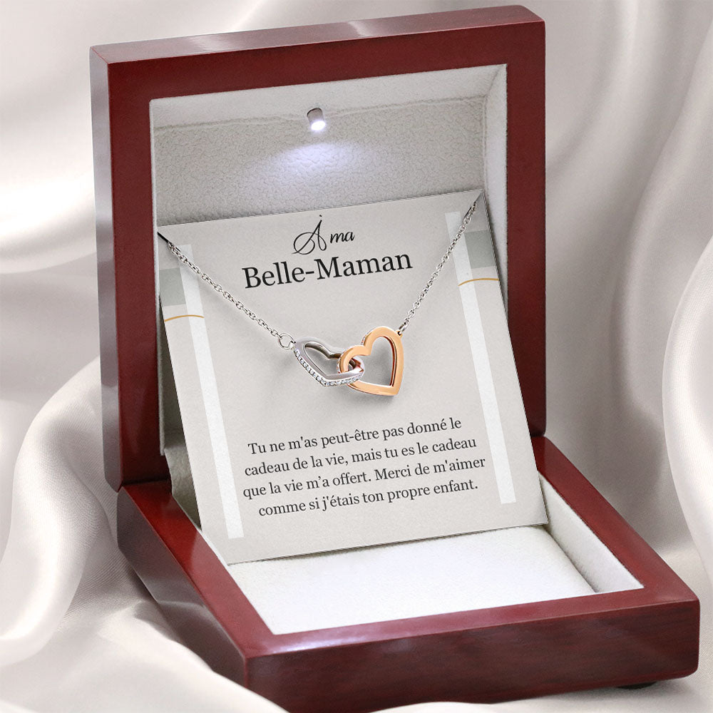 BELMOM • COLLIER BELLE-MÈRE DOUBLE COEUR