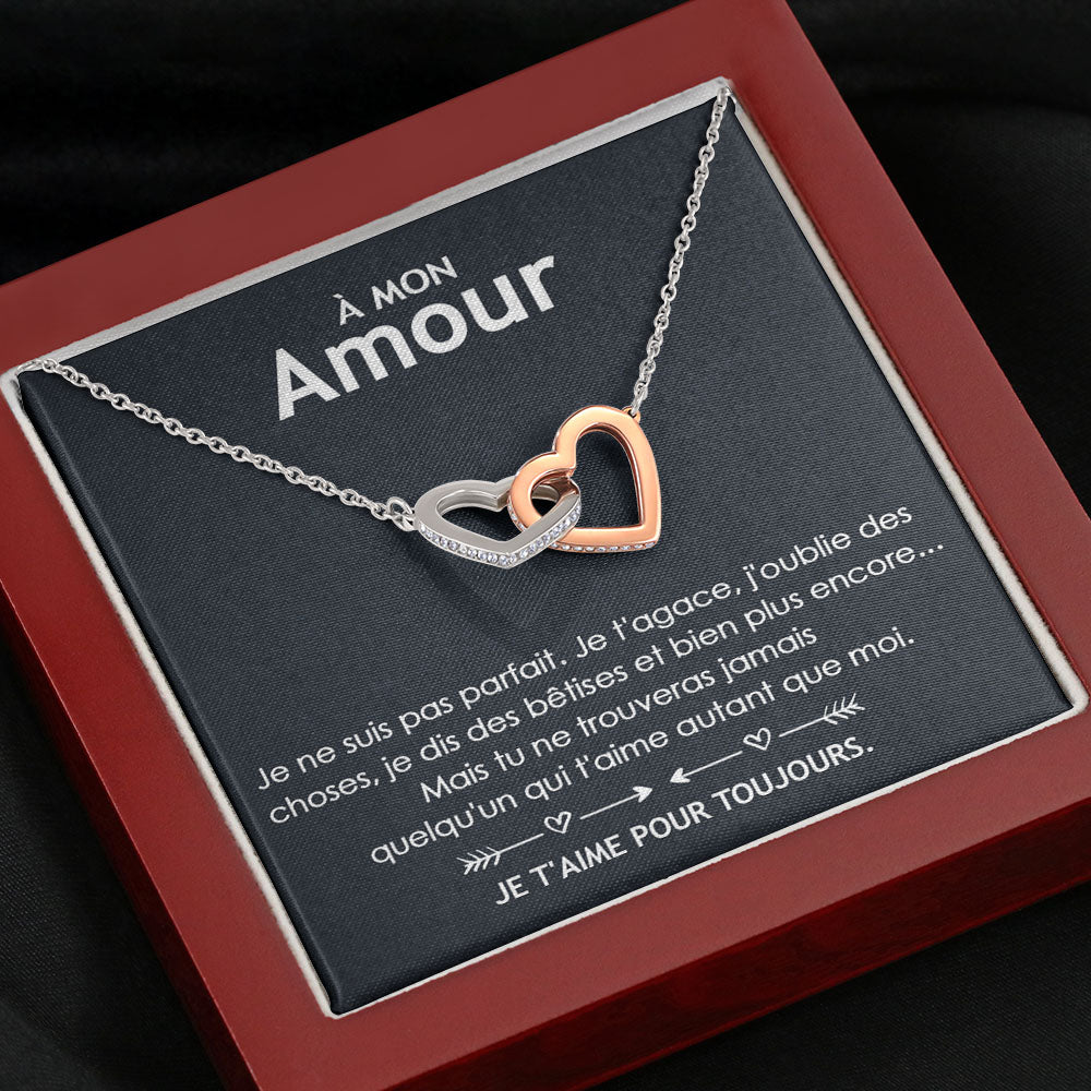 ETERNITY • Collier Déclaration d'amour Double Cœur