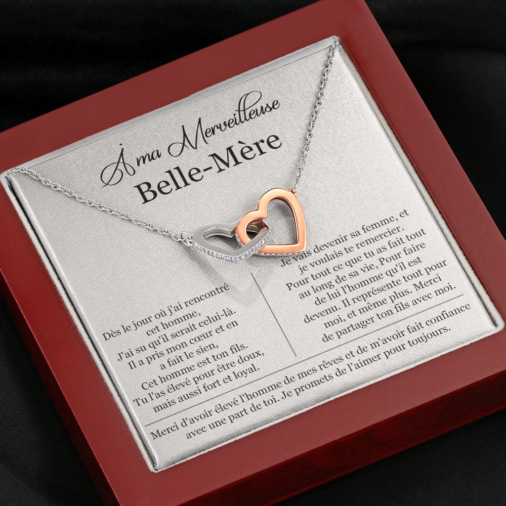 BELMOM • COLLIER BELLE-MÈRE DOUBLE COEUR