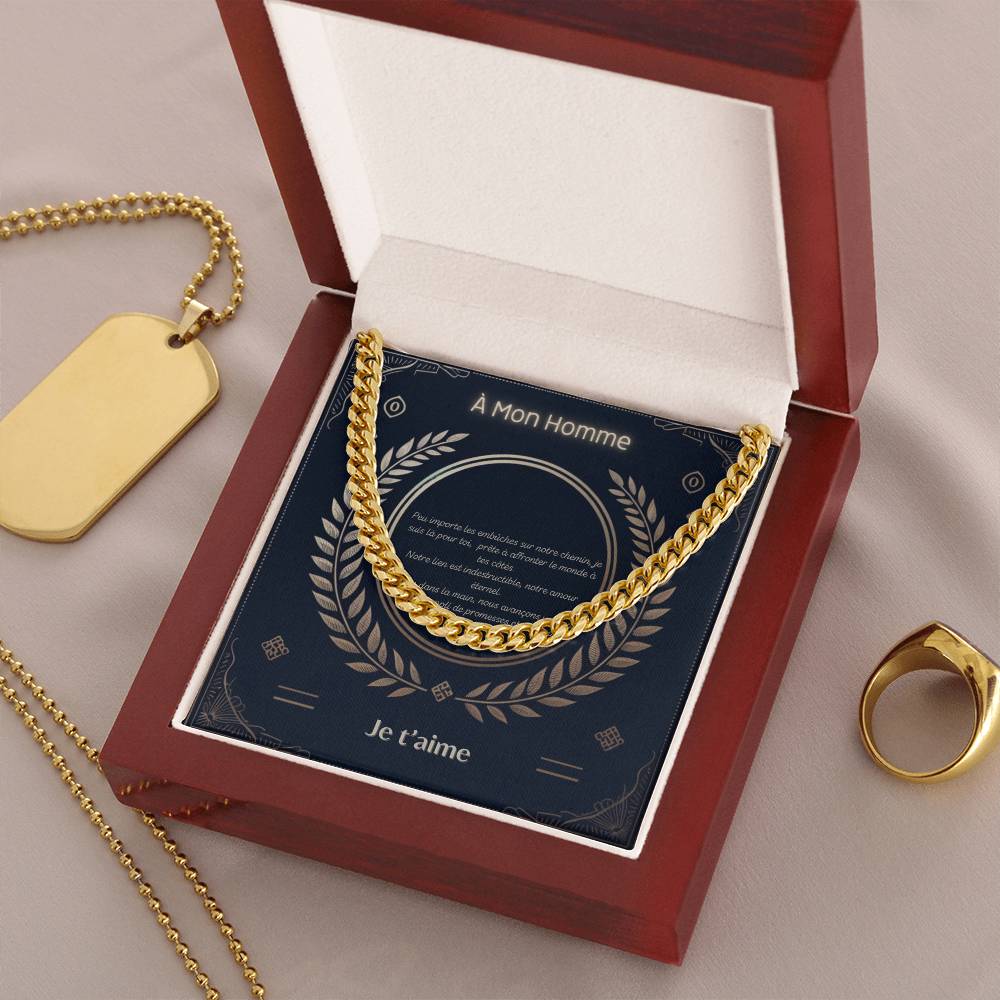 INFINITY • Chaine Déclaration d'amour Pour un Homme