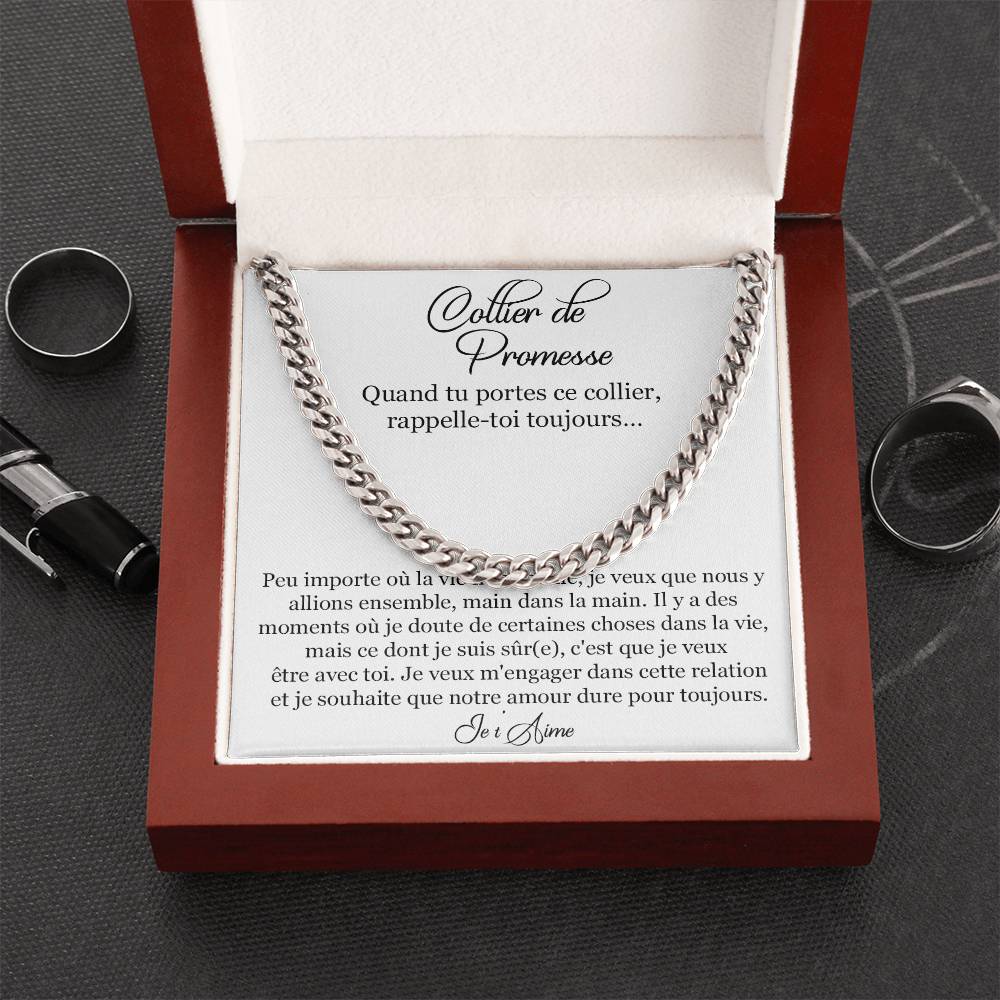 ETERNITY • Chaine Déclaration d'amour Pour Homme