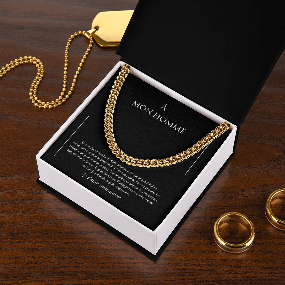 INFINITY • Chaine Déclaration d'amour Pour un Homme