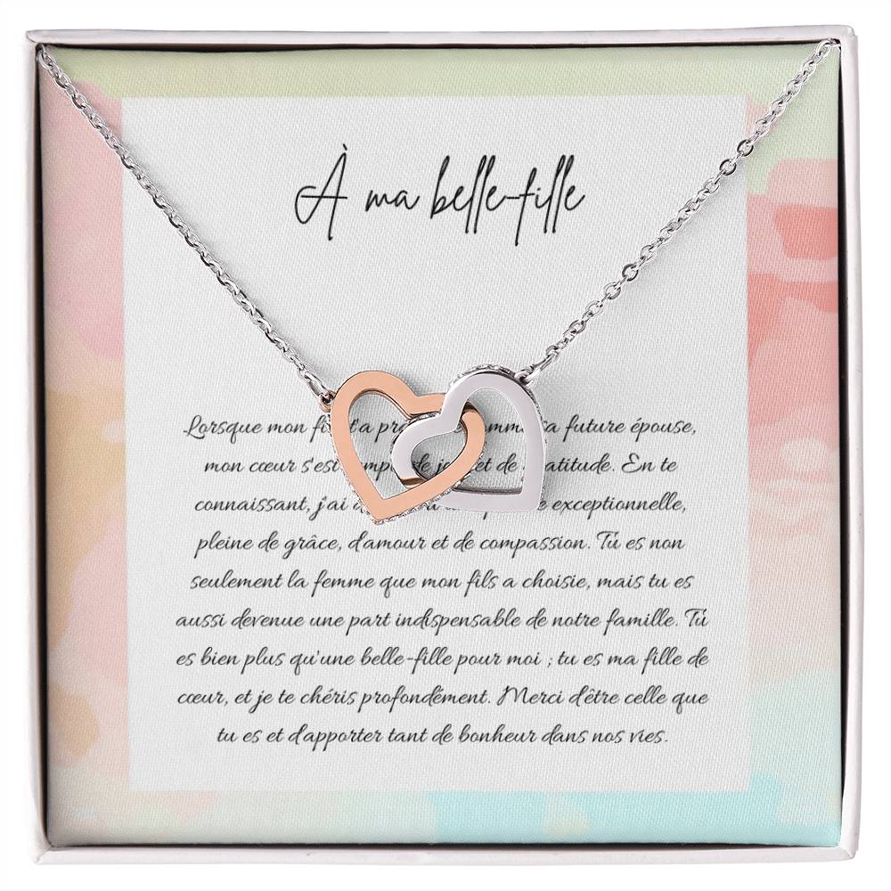 LOVA • Collier Belle-Fille Double Coeur