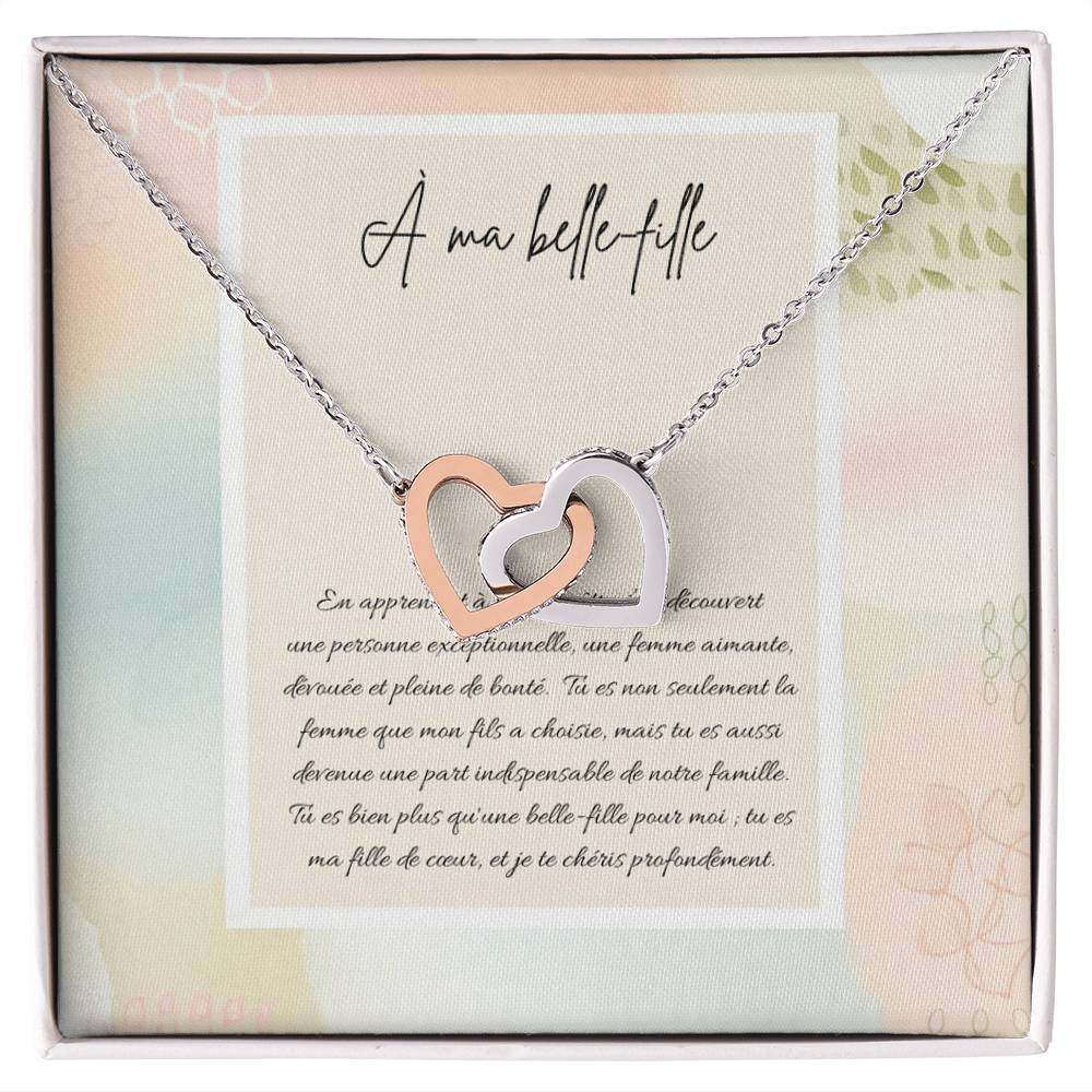 LOVA • Collier Belle-Fille Double Coeur