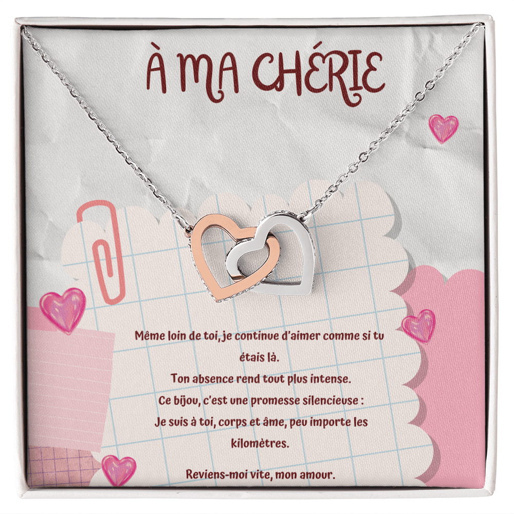 LONGAMOUR • Collier Déclaration d'amour Double coeur