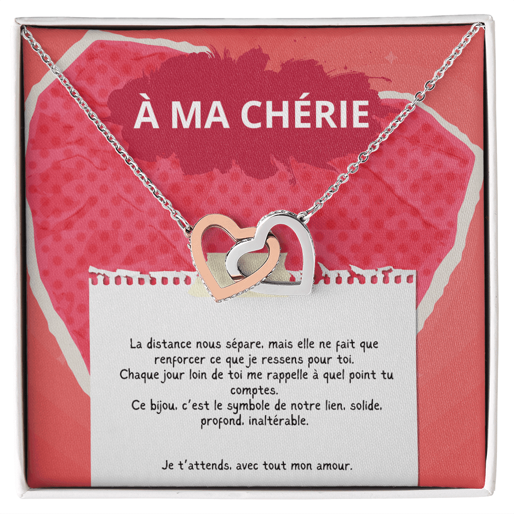 LONGAMOUR • Collier Déclaration d'amour Double coeur