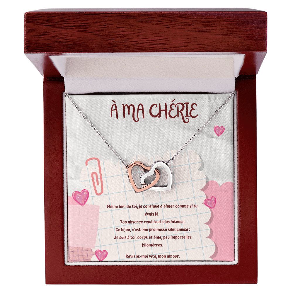 LONGAMOUR • Collier Déclaration d'amour Double coeur