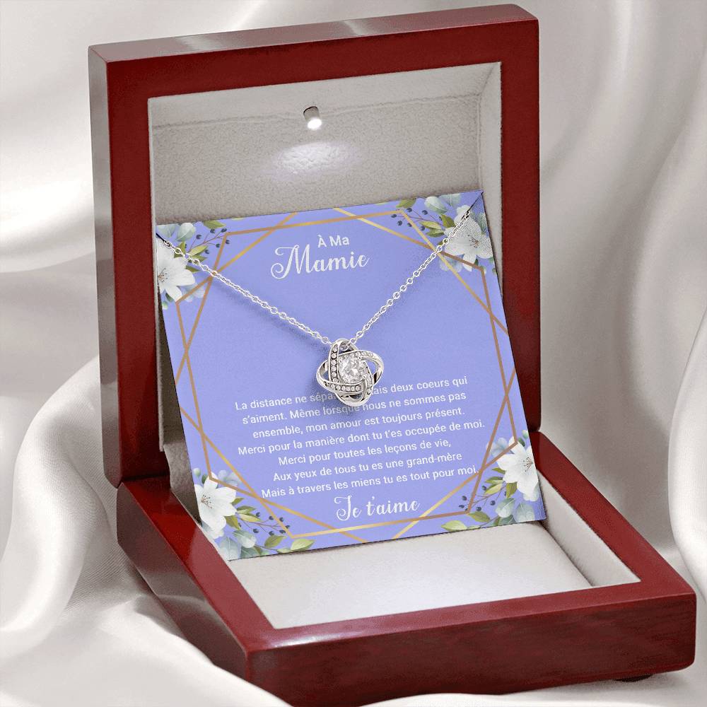 MAMIELOVA • Collier A Ma Mamie Noeud d'Amour