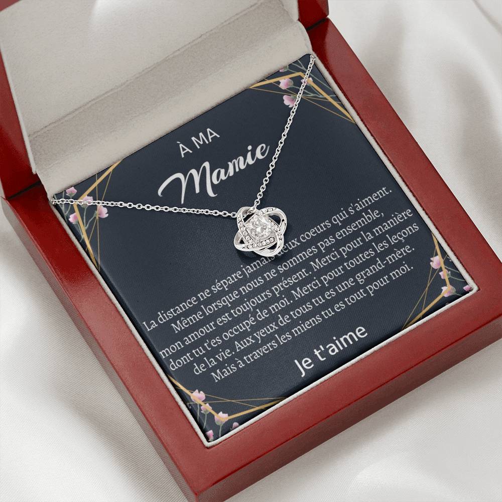 MAMIELOVA • Collier A Ma Mamie Noeud d'Amour