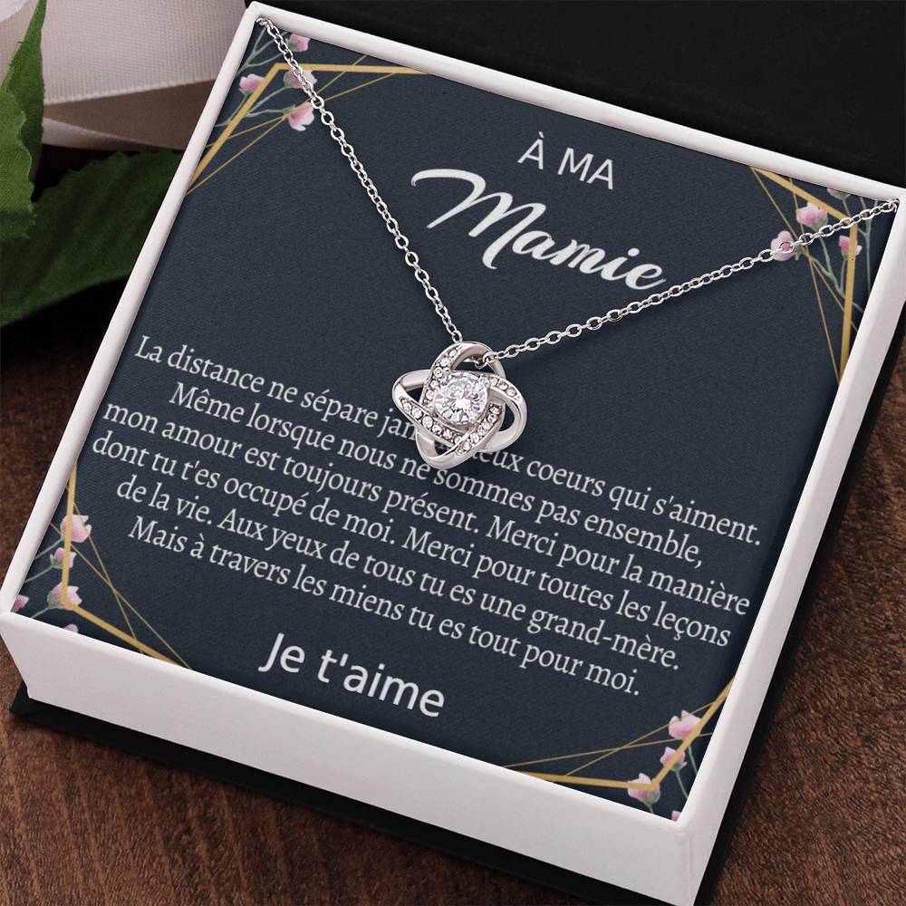 MAMIELOVA • Collier A Ma Mamie Noeud d'Amour