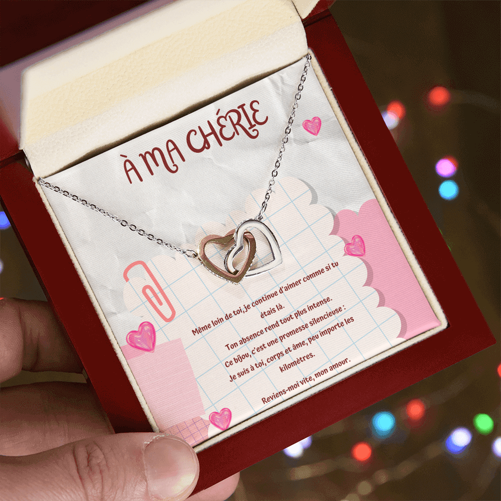 LONGAMOUR • Collier Déclaration d'amour Double coeur