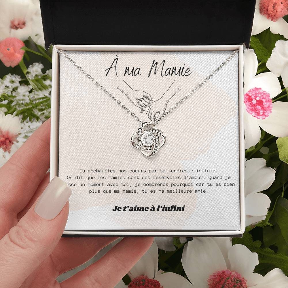 MAMIELOVA • Collier A Ma Mamie Noeud d'Amour