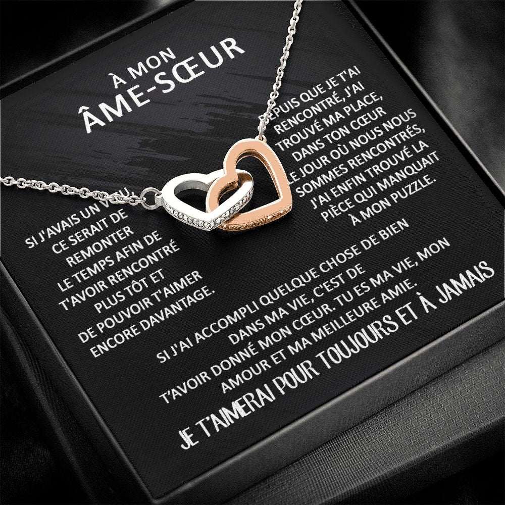 ETERNITY • Collier Déclaration d'amour Double Cœur - Lehnaa