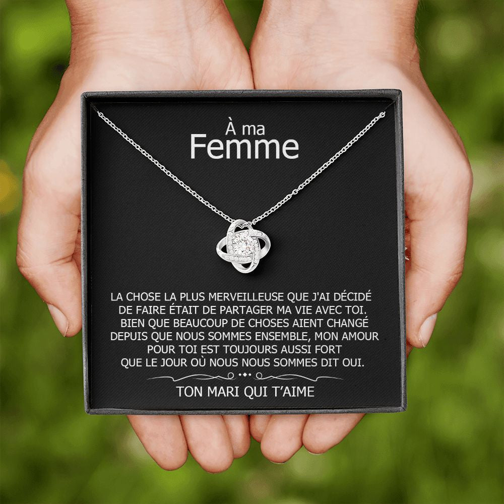 ETERNITY • Collier Déclaration d'amour Noeud d'Amour - Lehnaa