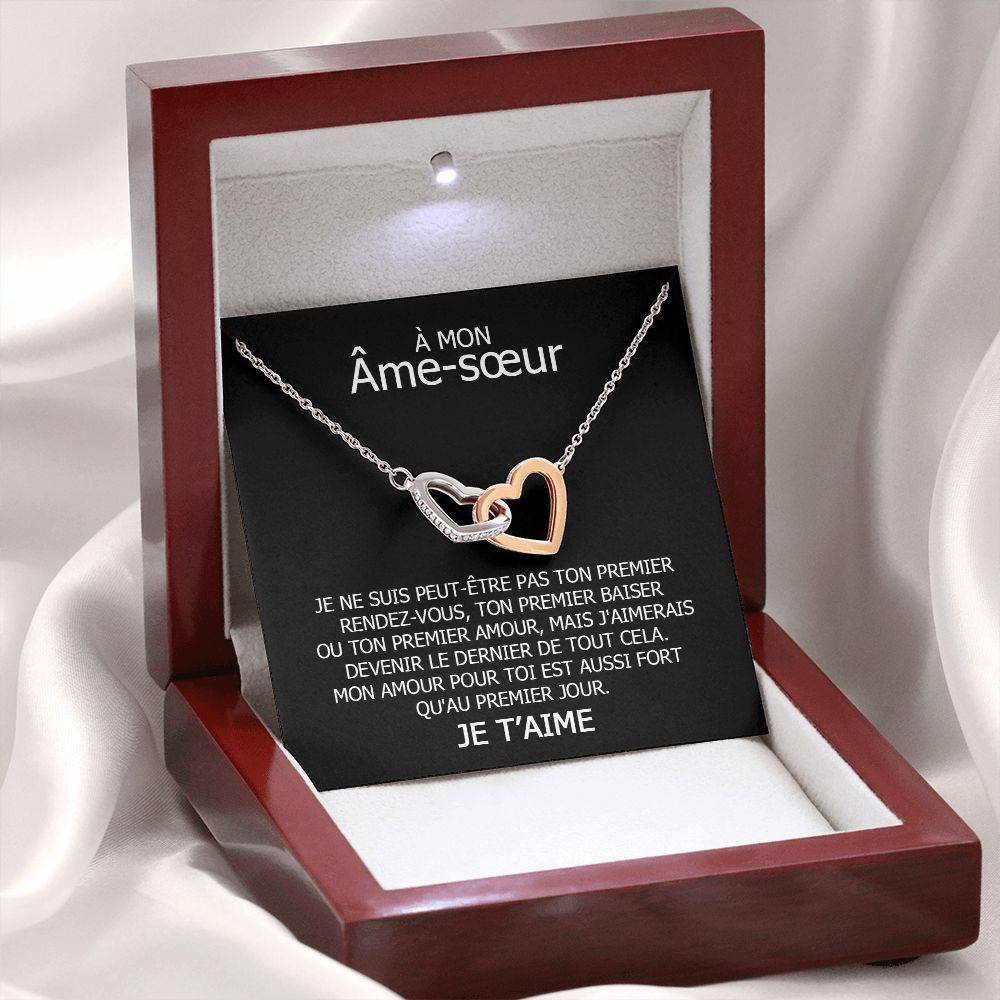 ETERNITY • Collier Déclaration d'amour Double Cœur - Lehnaa