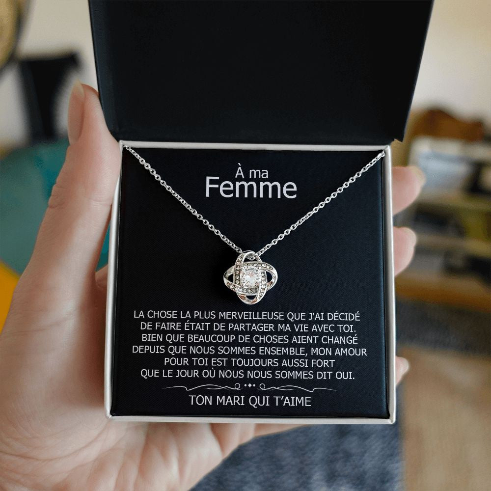 ETERNITY • Collier Déclaration d'amour Noeud d'Amour - Lehnaa