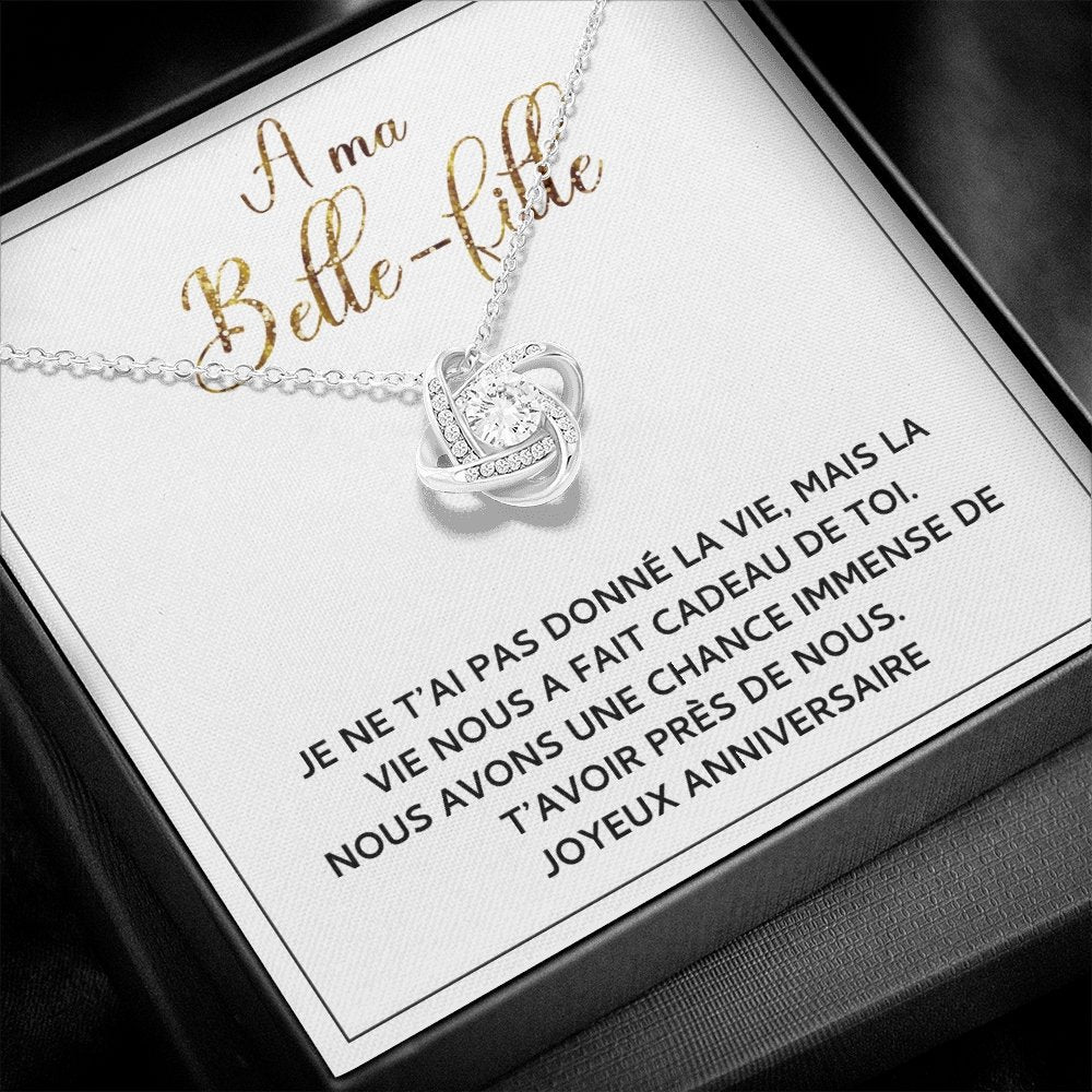 ANNIMERVEILLE • COLLIER ANNIVERSAIRE BELLE-FILLE Noeud d'Amour - Lehnaa